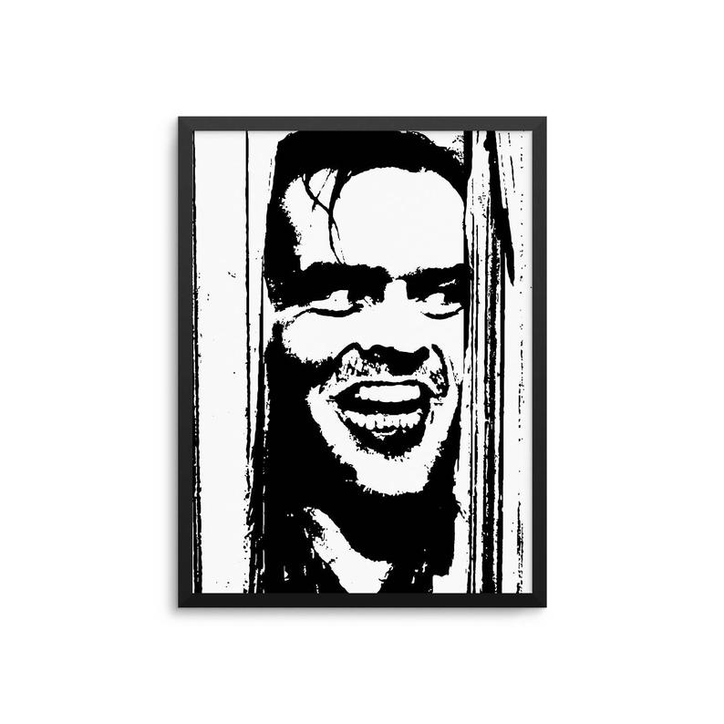 794x794 The Shining Movie Poster Jack Nicholson Here's Etsy