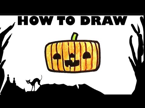 480x360 How To Draw Kawaii Jack O Lantern