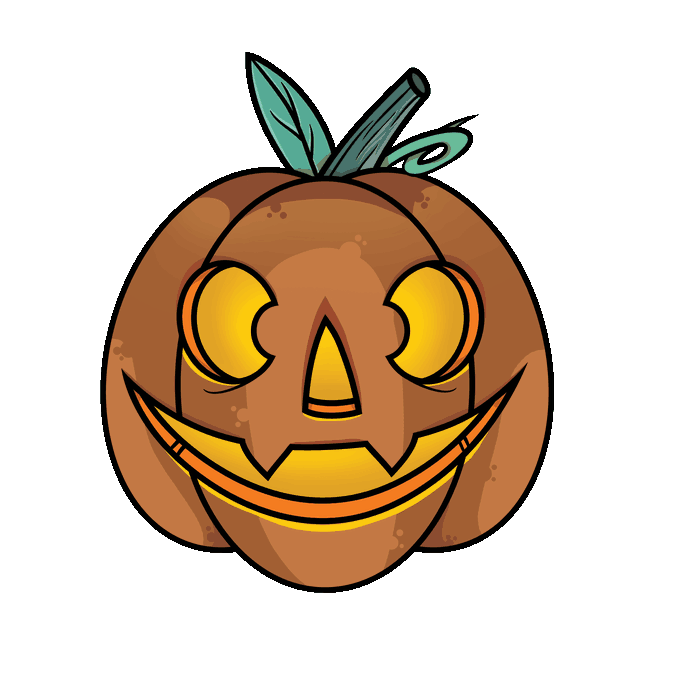 680x694 How To Draw A Jack O' Lantern Easy Drawing Guides