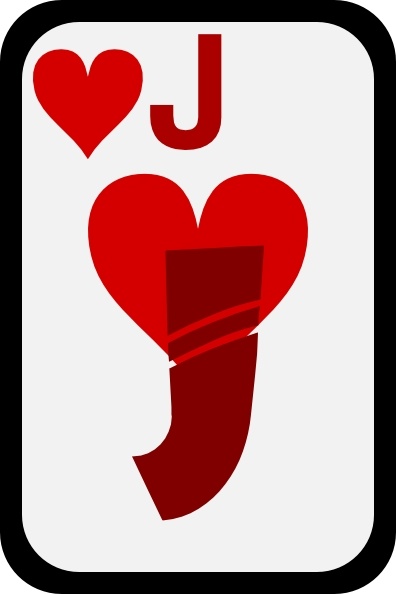396x594 Jack Of Hearts Clip Art Free Vector In Open Office Drawing