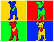 190x147 Jack Russell Terrier, Pop Art, Drawing, Comic Baby Cap Spreadshirt