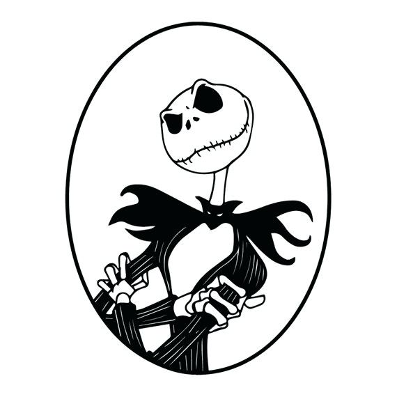 570x570 Jack Skellington Stencil