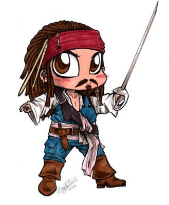 329x400 jack sparrow cartoon cute jack sparrow cartoon johnny depp