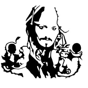 300x300 Captain Jack Sparrow Vinyl Decal Sticker Car Wall Window Ipad