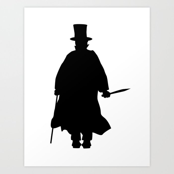 700x700 Jack The Ripper Silhouette Art Print