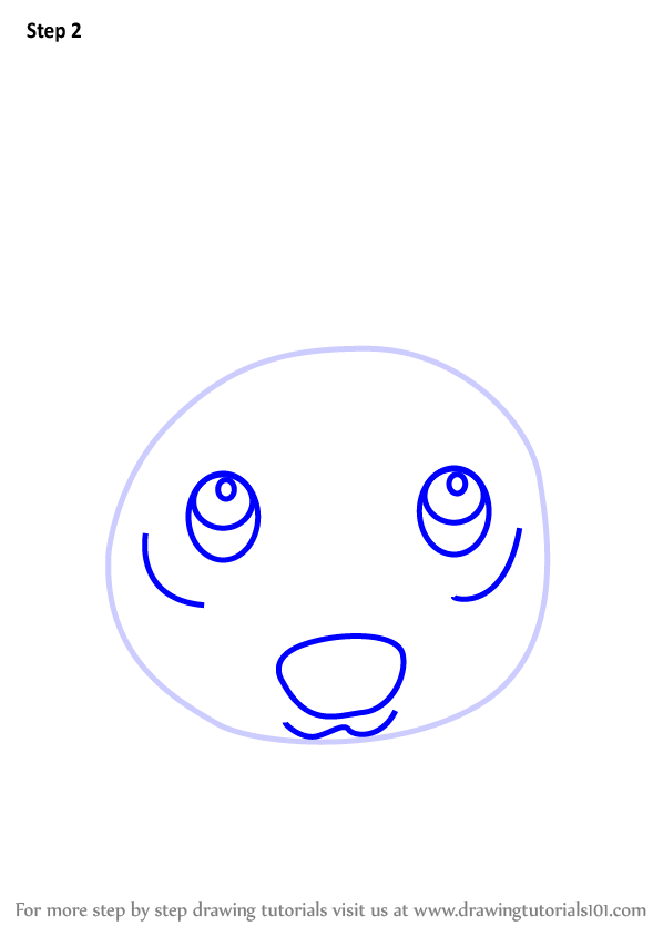 598x844 Learn How To Draw A Jackal Face For Kids