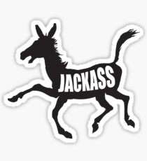 210x230 Jackass Design Illustration Stickers Redbubble