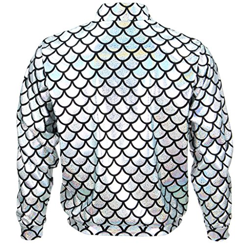 500x500 Firefly Unisex Fish Scale Bomber Jacket Clothing