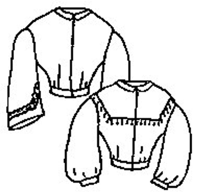 794x773 Basic Bodice Pattern