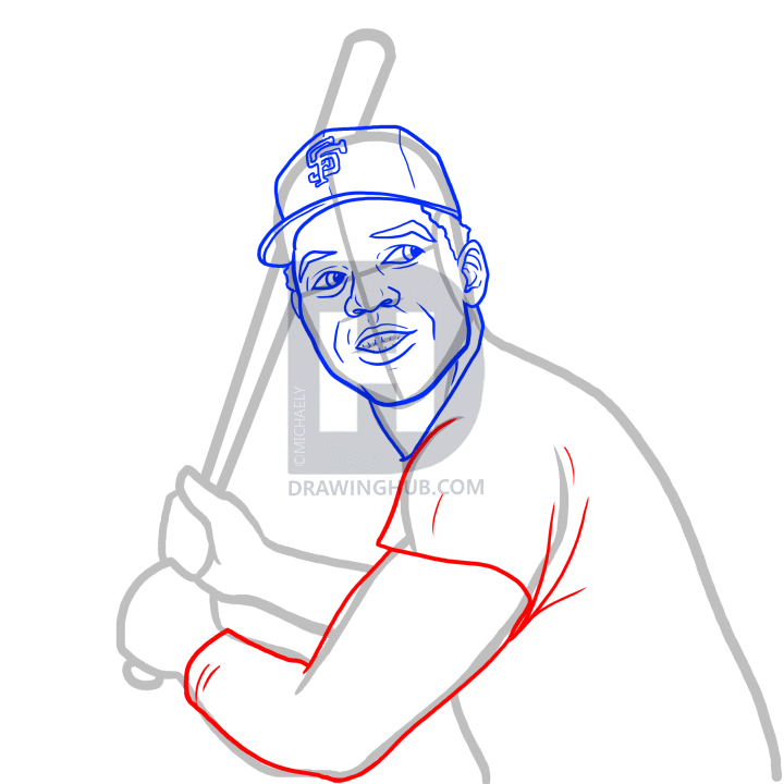 720x720 how to draw willie mays, willie mays, step
