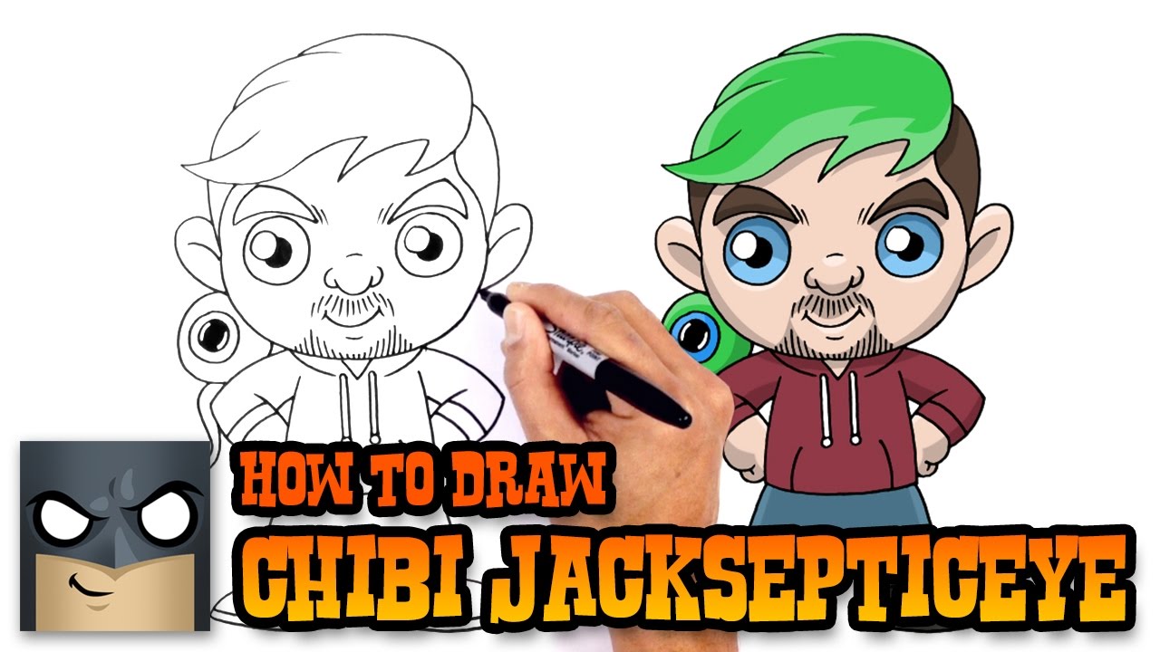 1280x720 How To Draw Jacksepticeye Drawing Lesson