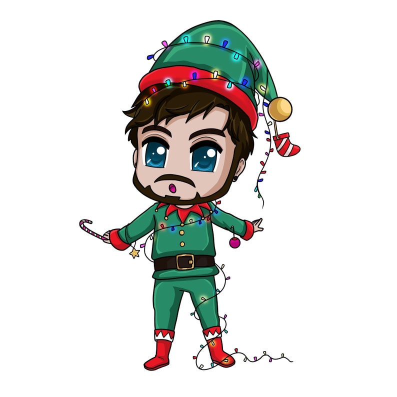 794x794 Chibi Elf Jacksepticeye Pin Etsy