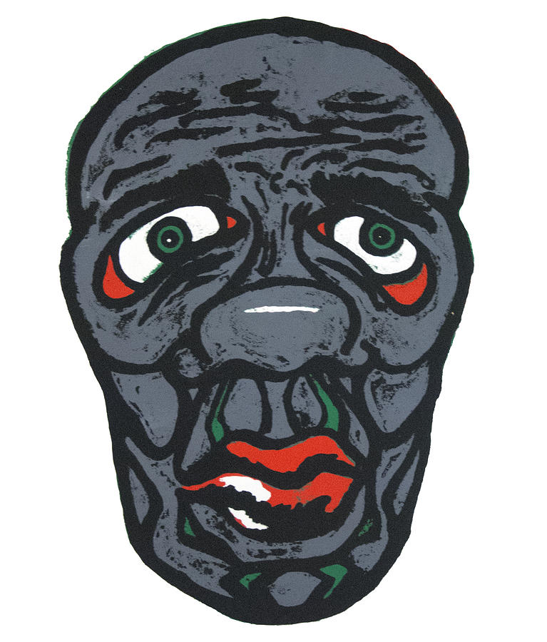 767x900 Blue Head Drawing