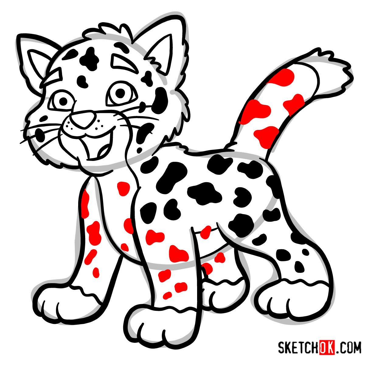 1200x1200 How To Draw Baby Jaguar Dora The Explorer