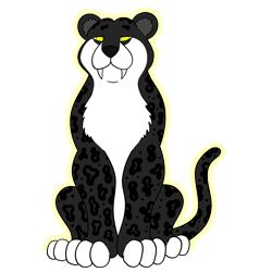 250x250 Cartoon Jaguar Step