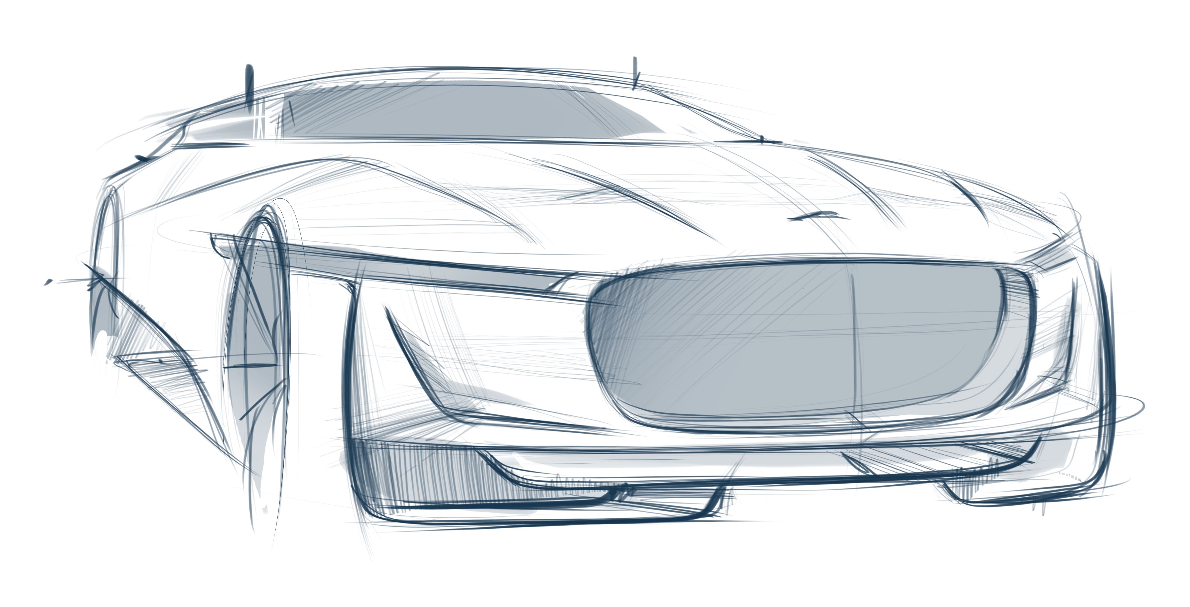 4123x2103 Jaguar E Luxury Concept Hot Sketches Car Design Sketch, Car