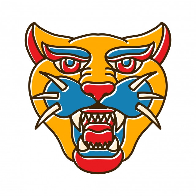 640x640 Jaguar Head Bohotattoo, Power, Drawing, Cat Png And Vector