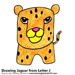 150x150 Learn How To Draw A Jaguar From Letter J