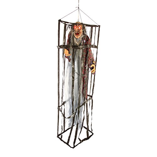 500x500 Halloween Haunters Hanging Foot Prison Jail Cell Cage