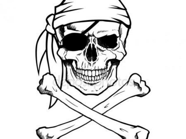 640x480 Free Drawn Pirate, Download Free Clip Art