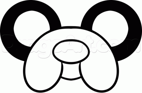 458x299 How To Draw Jake For Kids, Step