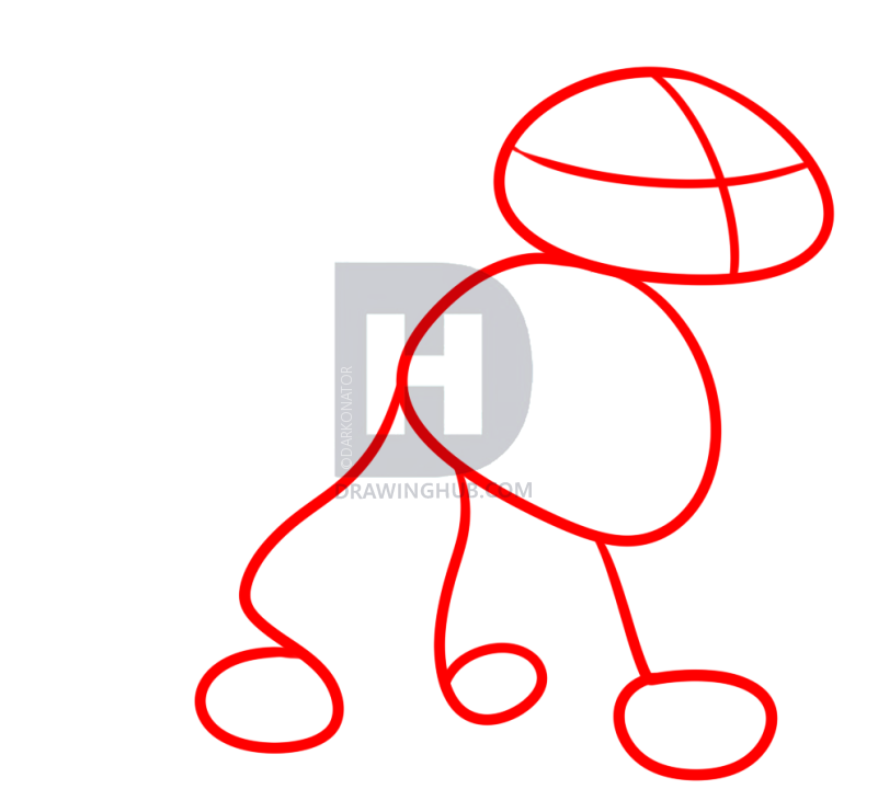 801x720 How To Draw An Animal Jam Wolf, Step