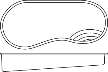 355x238 Sunset Fiberglas Pools, Inc Medium Pool