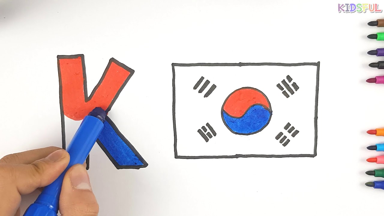 1280x720 Drawing And Coloring National Flag For Kids I To P Italy