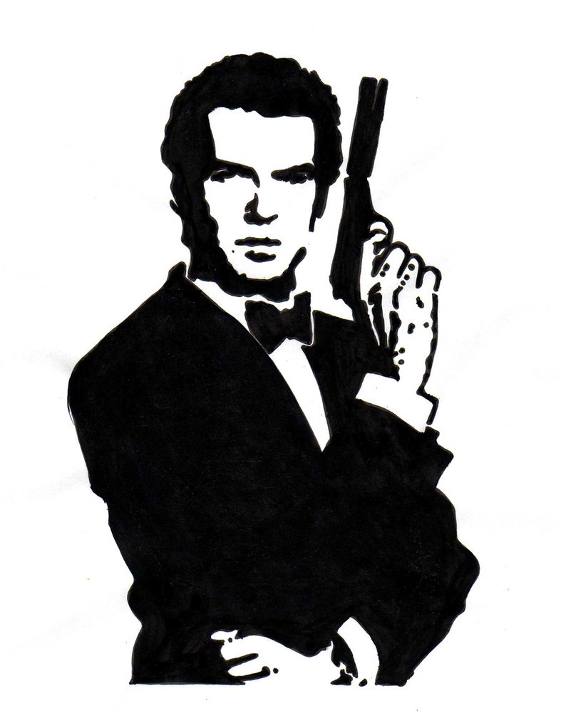 787x1015 James Bond Art Drawing Drawing Skill