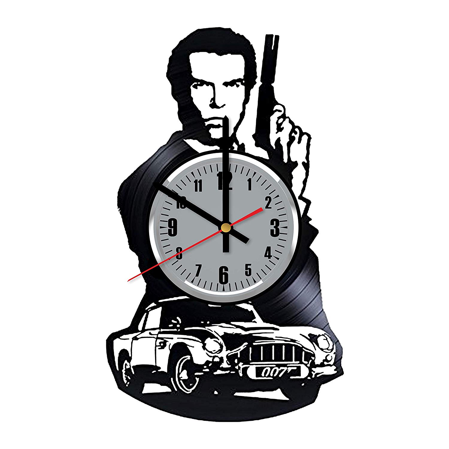 1500x1500 Art Patelnia Agent James Bond Vinyl Wall Clock