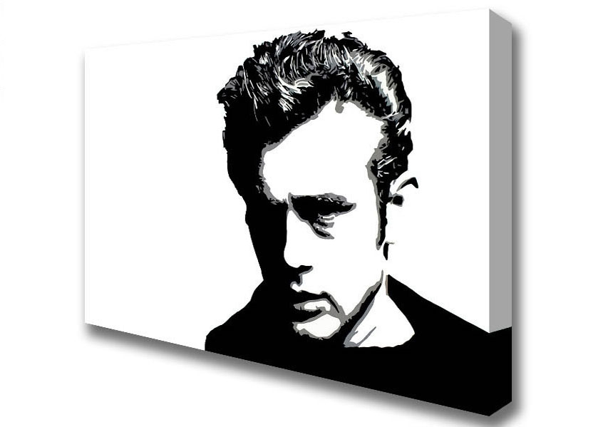 846x599 Iconic James Dean Pop Art Canvas Art Prints