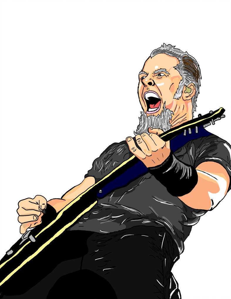 786x1017 James Hetfield Drawing