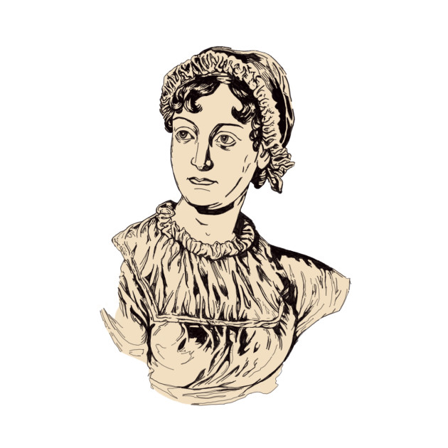 630x630 jane austen illustration