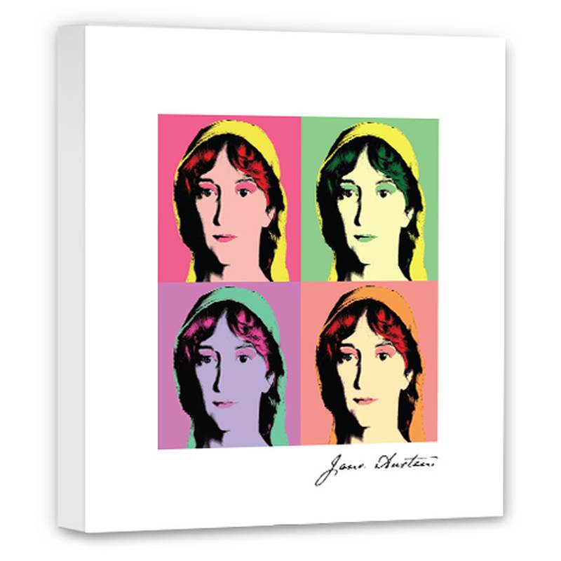 800x800 jane austen pop art