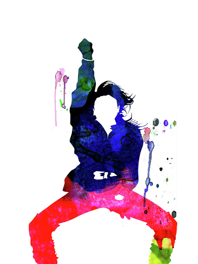 675x900 Janet Jackson Watercolor Mixed Media