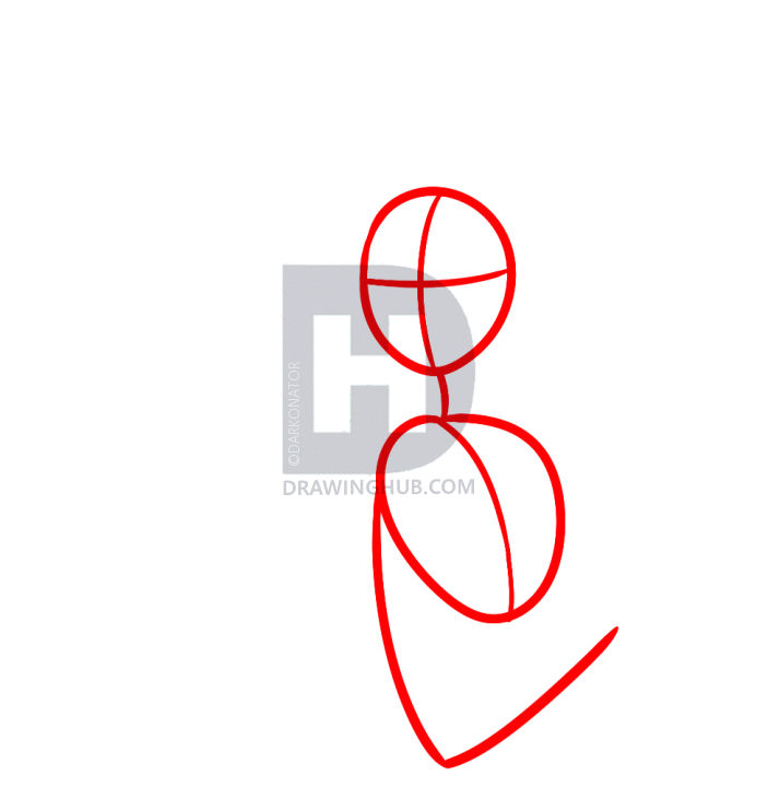 703x720 How To Draw A Japanese Anime Girl, Step