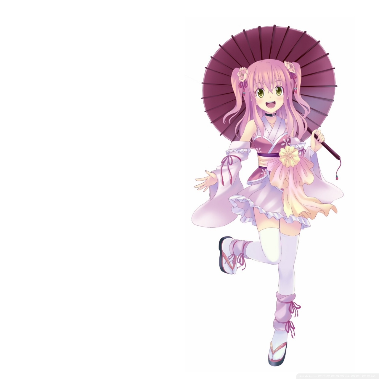 1280x1280 Japanese Anime Girl Hd Desktop Wallpaper For Ultra Hd Tv