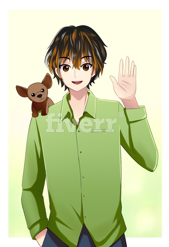 680x993 Draw Anime Character For You