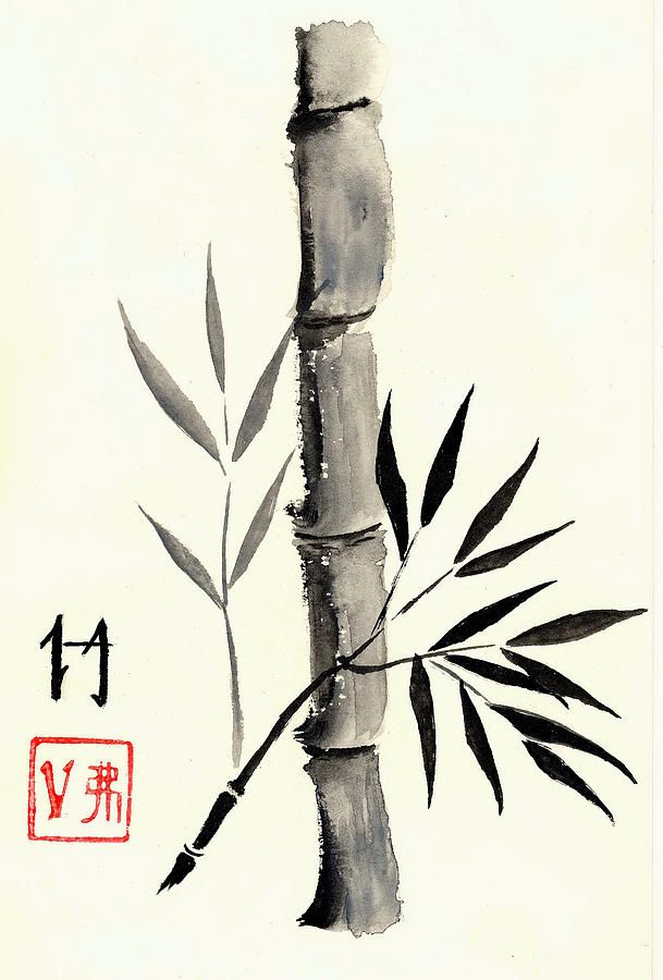 609x900 The Strength Of Bamboo Chinese Brush Painting Chinese