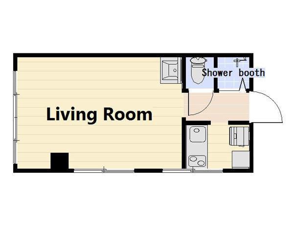 605x462 Studio Apartment In Ku, Tokyo