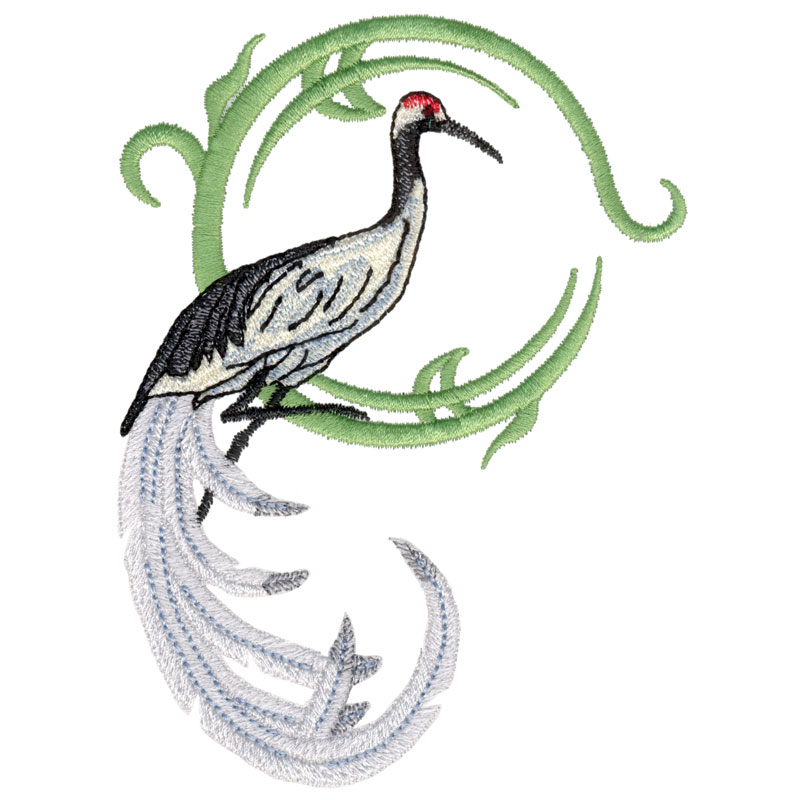 800x800 Japanese Crane