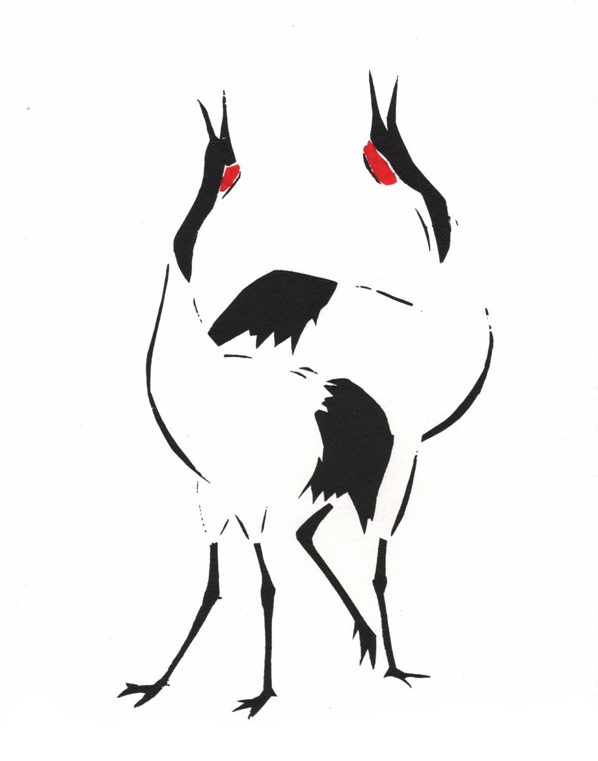 1179x1500 Japanese Cranes