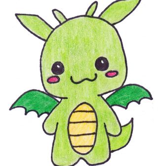 336x336 Dragon Drawing Easy And Cute Toothless Chinese Step