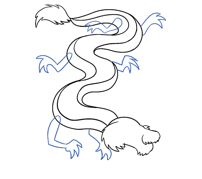 678x600 How To Draw A Chinese Dragon Head Easy