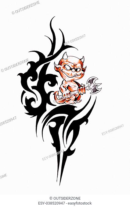 426x680 Japanese Dragon Tattoo Sketch Stock Photos And Images Age Fotostock