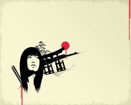 420x336 Japanese Sketches Artwork Wallpaper High Quality