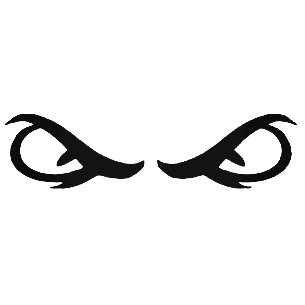 1000x1000 Evil Eyes Jdm Japanese Decal Sticker