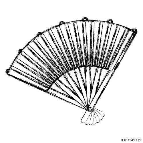 Japanese Fan Drawing | Free download on ClipArtMag