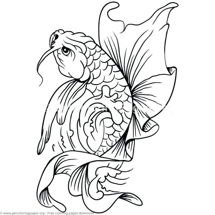 Japanese Fish Drawing | Free download on ClipArtMag