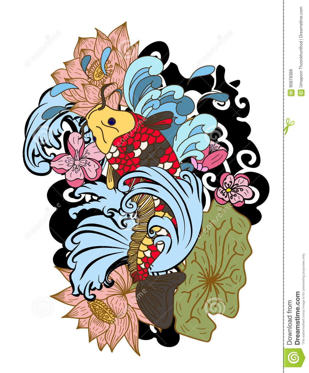 1079x1300 Koy Fish Sketch Drawings Awesome Fish Drawing Template Fish Sketch